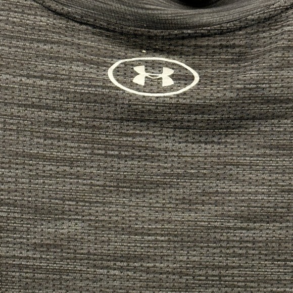 Under Armour Mens XL 1/4 Zip Long Sleeve Threadborne Fitted UA Heat Gear Grey - Picture 8 of 8